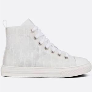 DIOR Oblique Technical Fabric Kids' B23 High-Top Sneaker 28